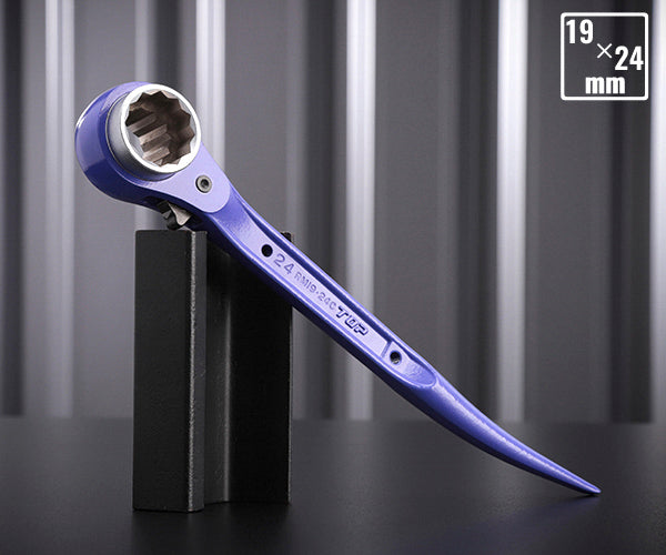 TOP コンパクトラチェットレンチ 住宅施工用 19Ｘ24mm RM-19X24C トップ工業