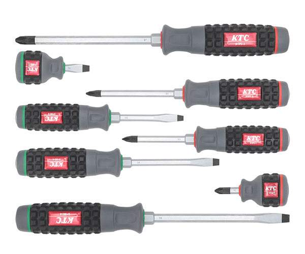 KTC TPMD18 樹脂柄ドライバーセット 貫通タイプ [8本組] (D1P2-1, 2, 3