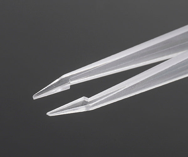 TRUSCO TPP-25-SET-TM 透明プラスチック製ピンセット 5本組セット トラスコ