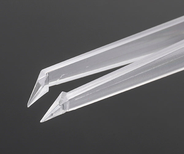 TRUSCO TPP-25-SET-TM 透明プラスチック製ピンセット 5本組セット トラスコ