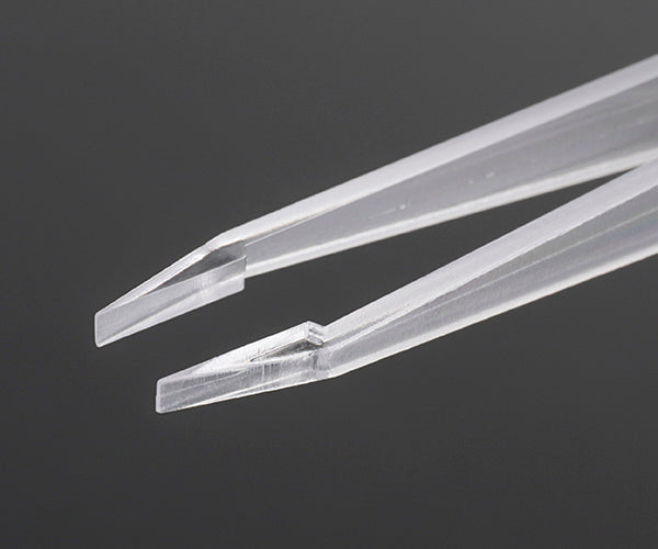 TRUSCO TPP-25-SET-TM 透明プラスチック製ピンセット 5本組セット トラスコ