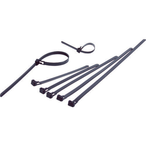 TRUSCO イージーリリ-スタイ幅4.5mm×125mm最大結束φ30耐候性 TRERHV125MW トラスコ