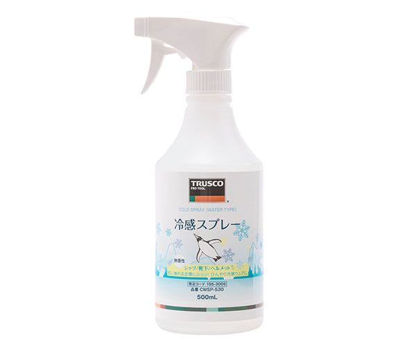 TRUSCO 冷感スプレー ミストタイプ 大容量500ml CWSP-530 暑さ対策