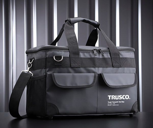 TRUSCO TOUGHターポリンツールバッグ ブラック TTBA-BK トラスコ
