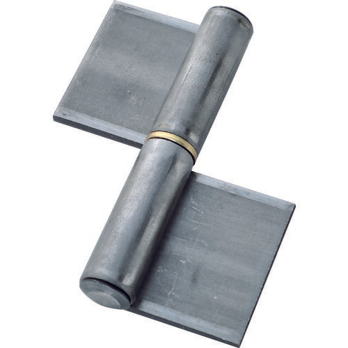 TRUSCO スチール製特厚溶接旗蝶番 左用 全長127mm (2個入) 2000W127L トラスコ
