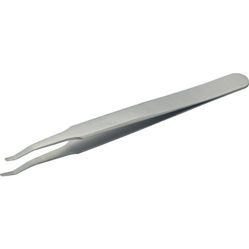 TRUSCO 耐酸耐磁ルビスピンセット 120mm 先端幅1.5mm ウエハー用 2ADESA トラスコ