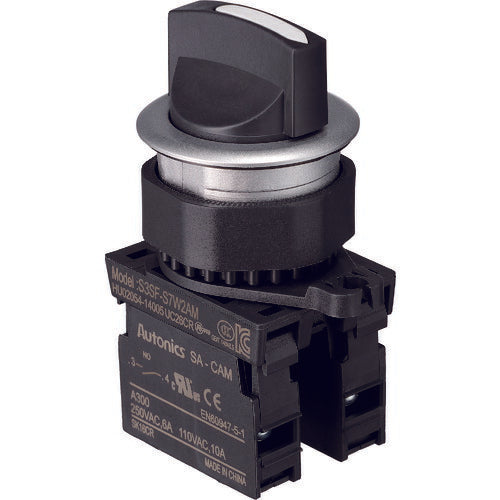 TRUSCO セレクタスイッチ Φ30 45°3ノッチ 2a 白 30S4532AW トラスコ