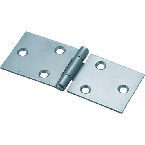 TRUSCO スチール製横長蝶番 三価クロムメッキ仕上ゲ 全長32mm(4個入) 41532UNCR トラスコ