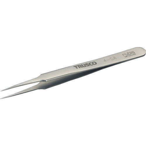 TRUSCO チタン製ルビスピンセット 110mm 先細超極細型 4TNF トラスコ