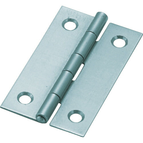 TRUSCO スチール製薄口普通蝶番 生地仕上ゲ 全長25.5mm (10個入) 55025N トラスコ