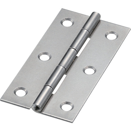 TRUSCO スチール製薄口普通蝶番 生地仕上ゲ 全長63.5mm (10個入) 55064N トラスコ