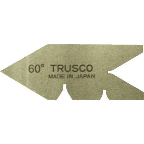 TRUSCO センターゲージ 焼入品 測定範囲60° 60Y トラスコ