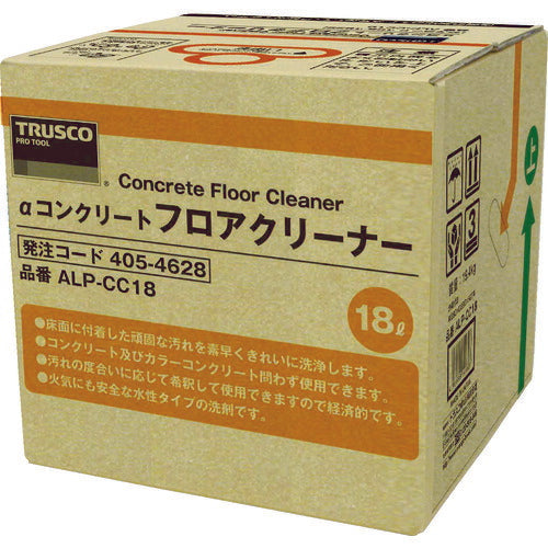 TRUSCO αコンクリートフロアクリーナー 18L ALPCC18 トラスコ