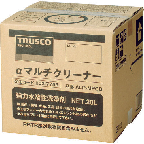 TRUSCO αマルチクリーナー 20L (1個=1箱) ALPMPCB トラスコ