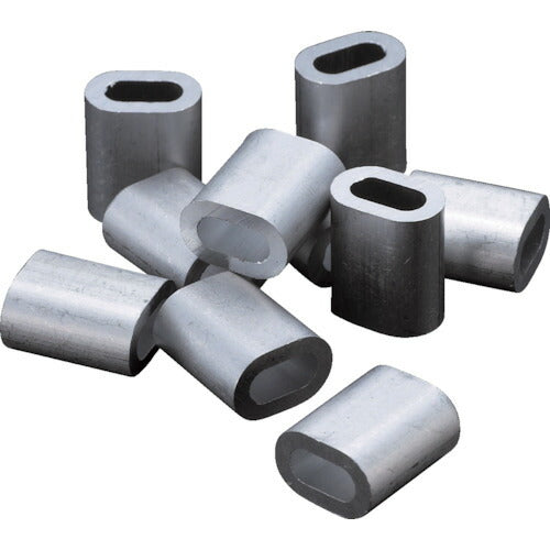 TRUSCO アルミスリーブ 適合ワイヤ径5.0mm 10個入 AS5 トラスコ