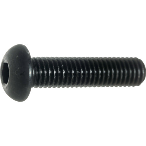 TRUSCO 六角穴付ボタンボルト スチール(SCM435) 黒染メ仕上ゲ M6×15 50本入 B0740615 トラスコ