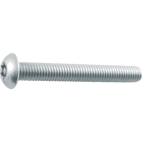 TRUSCO 6ロブボタンボルト ステンレス M5X40 7本入 B1060540 トラスコ