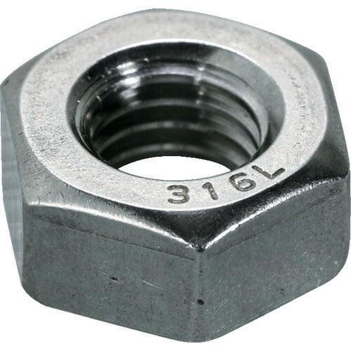 TRUSCO 六角ナット1種 SUS316L サイズM10X1.5 8個入 B1320010 トラスコ