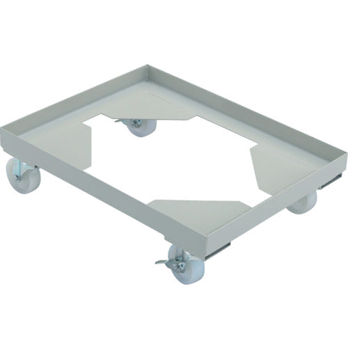 TRUSCO 箱台車 内寸520X370 ナイロン車 自在ストッパー付X2 B1BS トラスコ