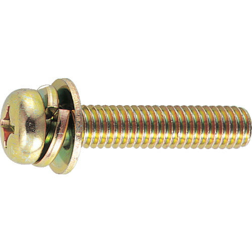 TRUSCO ナベ頭組込ネジ クロメートP-3 サイズM5X12 85本入 B500512 トラスコ
