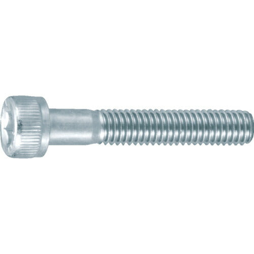 TRUSCO 六角穴付ボルト三価 白 半ネジ サイズM10X70 3本入 B7301070 トラスコ