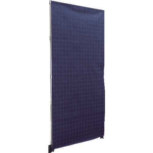 TRUSCO マグネット式目隠シカーテン 900X1800mm ネイビー BC9018ANV トラスコ