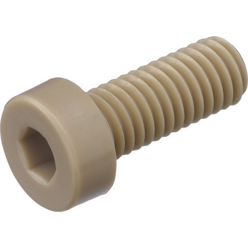 TRUSCO ポリエーテルエーテルケトン(PEEK)六角穴付低頭ボルト M4X6 50本 BPEEKLCM4X6 トラスコ