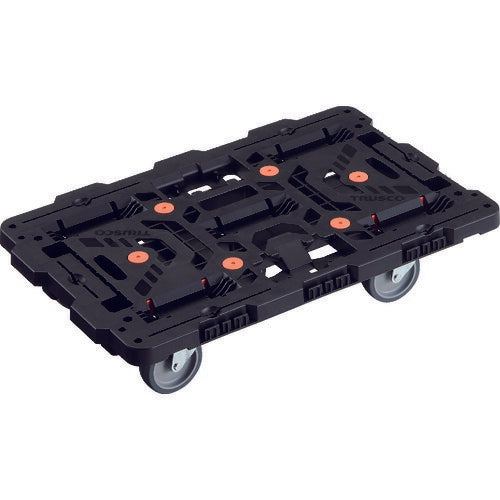 TRUSCO 連結式樹脂製平台車 ビートル 700X450 自在5輪 BT700J5E100 トラスコ