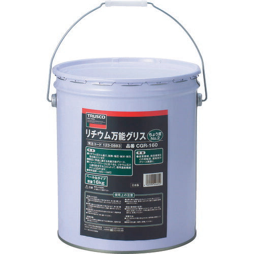 TRUSCO リチウム万能グリス #2 16kg CGR160 トラスコ