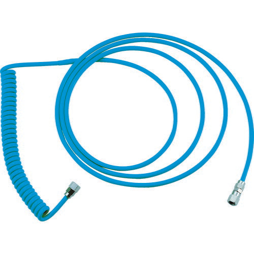 TRUSCO ウレタンコイルホース細巻 ストレート・L型 2.9m CH30015 トラスコ