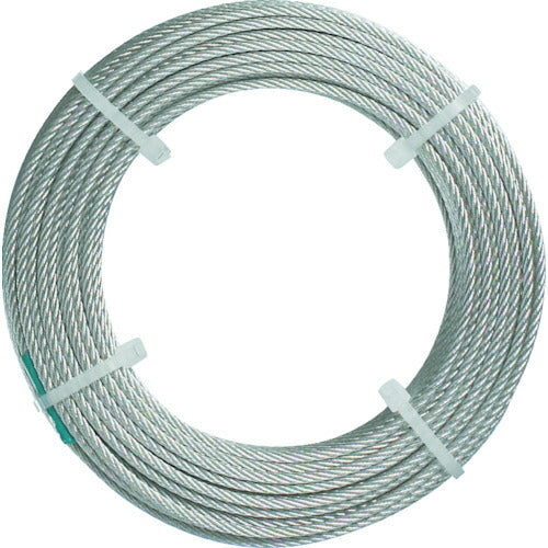 TRUSCO ステンレスワイヤロープ ナイロン被覆 Φ2.0(2.5)mmX30 CWC2S30 トラスコ