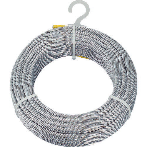 TRUSCO メッキ付ワイヤーロープ Φ6mmX30m CWM6S30 トラスコ