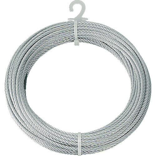 TRUSCO メッキ付ワイヤーロープ Φ9mmX20m CWM9S20 トラスコ