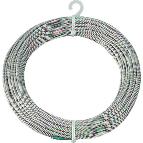 TRUSCO ステンレスワイヤロープ Φ6.0mmX10m CWS6S10 トラスコ