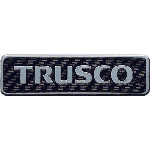 TRUSCO 超耐候性軟質エンブレム TRUSCOロゴ文字ノミ エンボス加工タイプ EBTRLM トラスコ