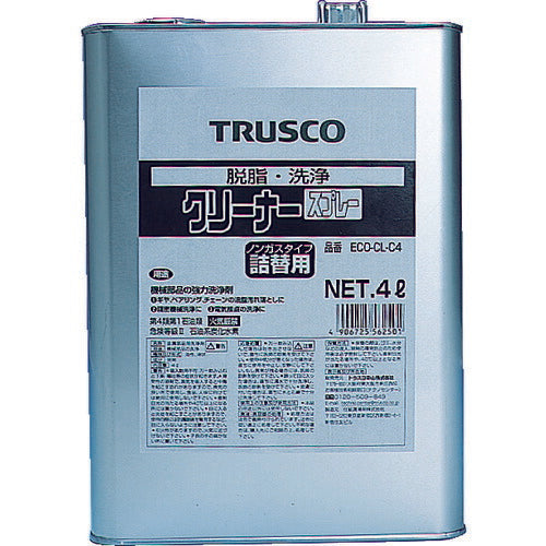 TRUSCO αクリーナー 4L ECOCLC4 トラスコ