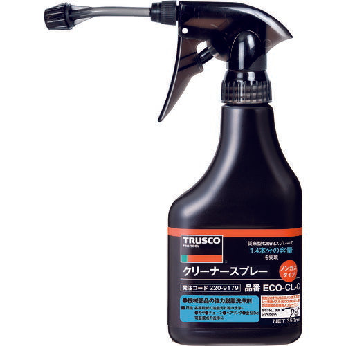 TRUSCO αクリーナーノンガススプレー ノズル付 350ml ECOCLS トラスコ