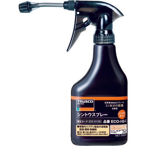 TRUSCO αシントウノンガススプレー ノズル付 350ml ECOHSS トラスコ