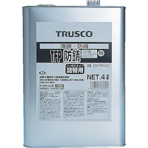 TRUSCO TFP防錆剤 有色 4L ECOTFPUC4 トラスコ