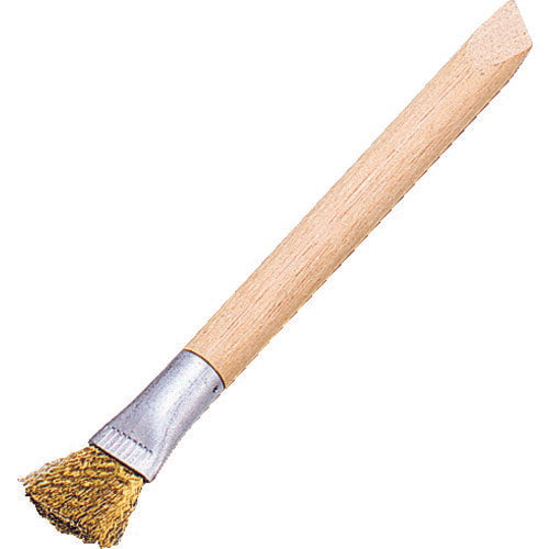 TRUSCO 筆型ブラシ 木柄 真鍮 線径0.14mm FBM トラスコ