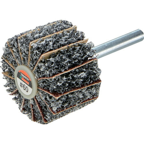TRUSCO ナイロンミックスホイール 外径40X厚25X軸6 60♯(5個入) FM402560 トラスコ