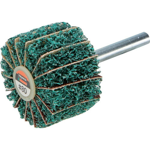TRUSCO ナイロンミックスホイール 外径40X厚25X軸6 80♯(5個入) FM402580 トラスコ