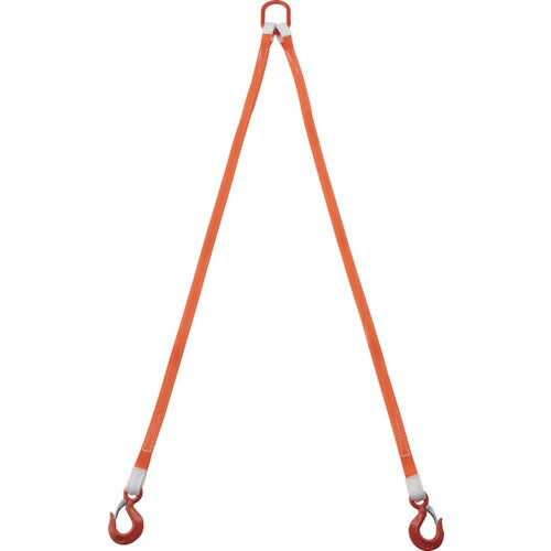 TRUSCO 2本吊ベルトスリングセット 25mm幅X1.5m 吊リ角度60°時荷重0.86t(最大使用荷重1t) G252P15 トラスコ