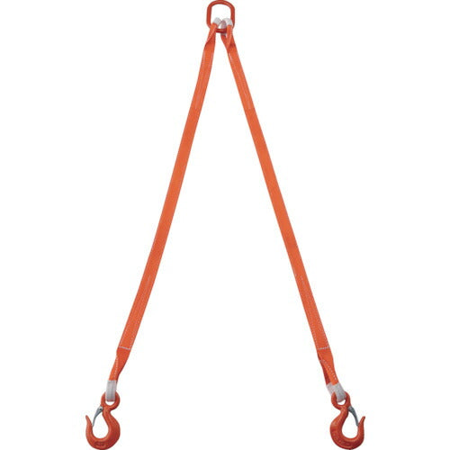 TRUSCO 2本吊ベルトスリングセット 35mm幅X1.5m 吊リ角度60°時荷重1.72t(最大使用荷重2t) G352P15 トラスコ
