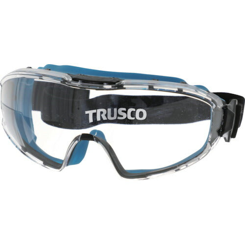 TRUSCO カラーセーフティーゴーグル(ワイドビュータイプ)ブルー G5008B トラスコ