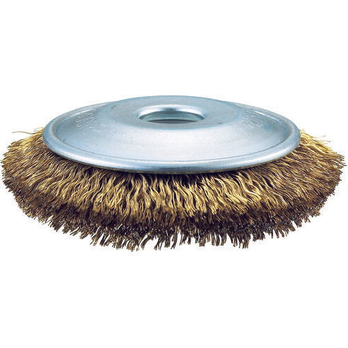 TRUSCO エアー工具用ベベルブラシ Φ85 真鍮メッキ 線径0.27 GBB85AC トラスコ