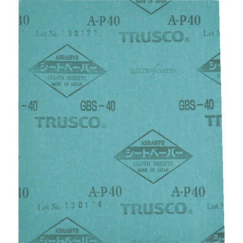 TRUSCO シートペーパー#40 1枚入 GBS401P トラスコ