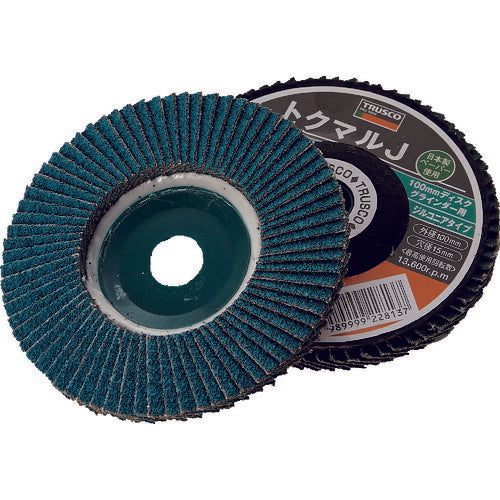 TRUSCO トクマルJ ジルコニア Φ100 (10枚入) 60# GP100TMJZ 60 トラスコ