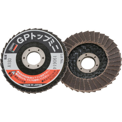 TRUSCO GPトップミニ Φ50X穴径10.0mm #180 (5枚入) GP5010A180 トラスコ