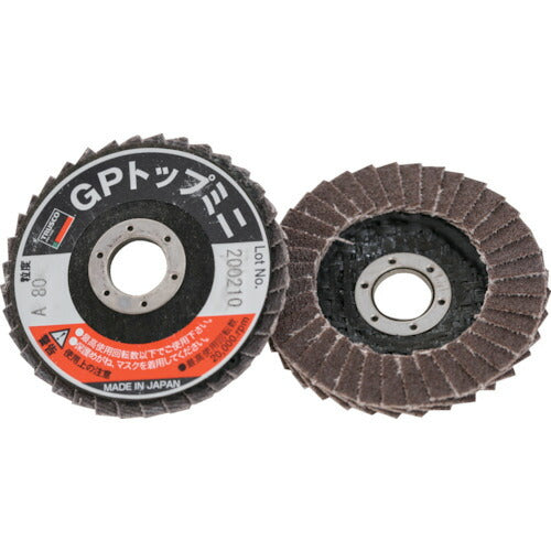 TRUSCO GPトップミニ Φ50X穴径10.0mm #80 (5枚入) GP5010A80 トラスコ